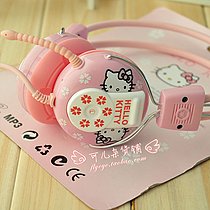 hellokitty語(yǔ)音耳機(jī) 凱蒂貓頭戴式耳麥 可愛 時(shí)尚 耳包 三款選