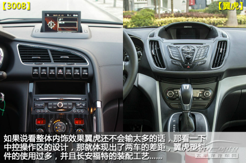 3008與翼虎1.6T車型配置對(duì)比