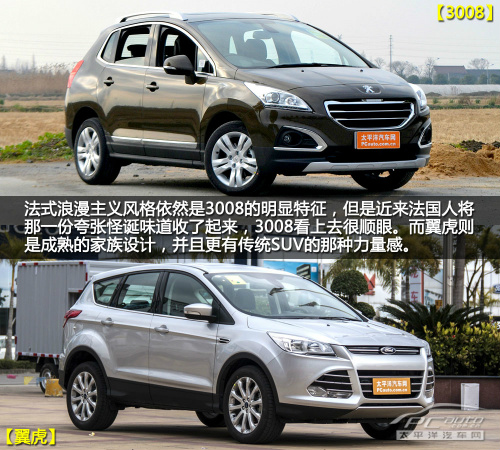 1.6T必看的爭(zhēng)斗 標(biāo)致3008對(duì)比福特翼虎